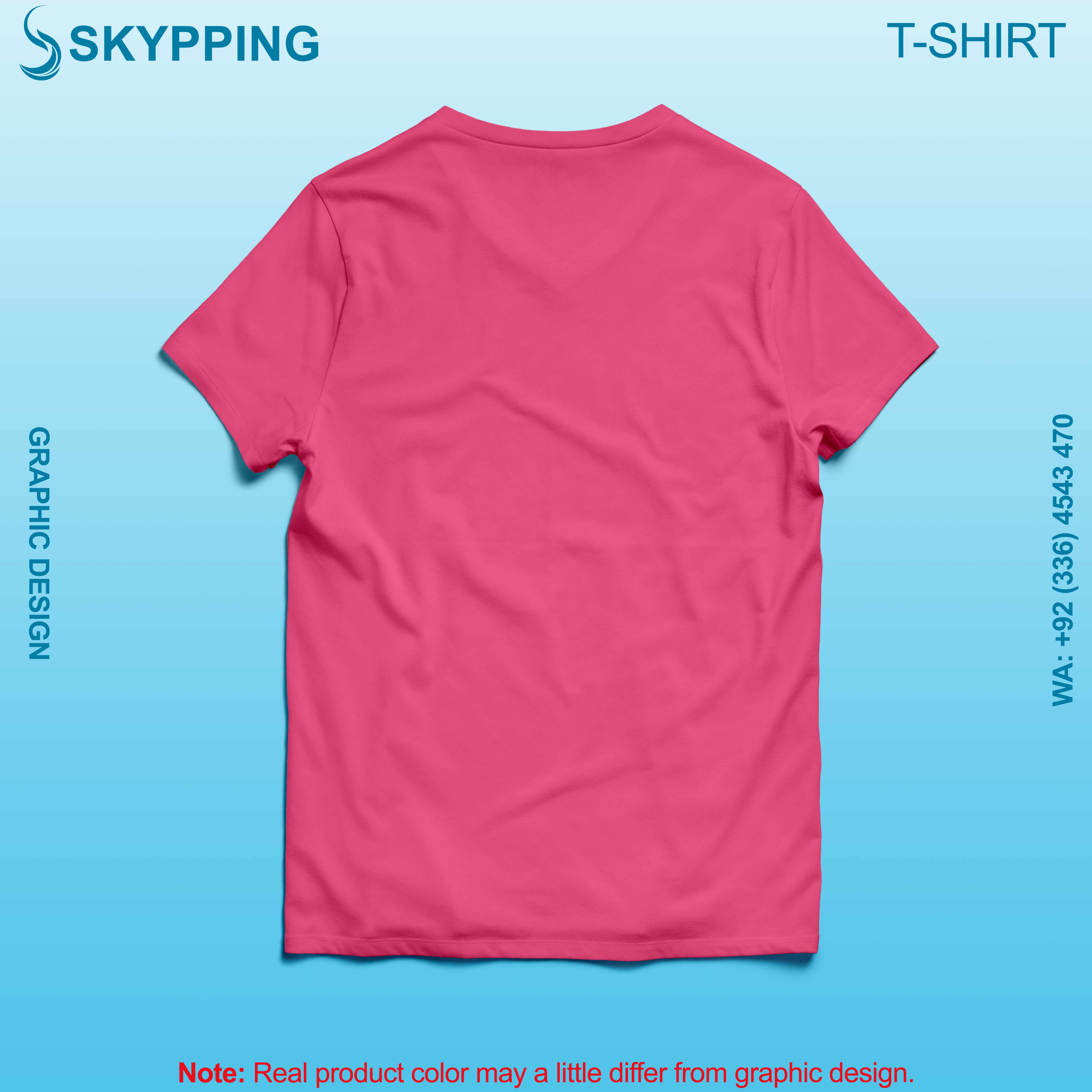 V-Neck Short set-in style sleeve long length t-shirt with shoulder panel for men